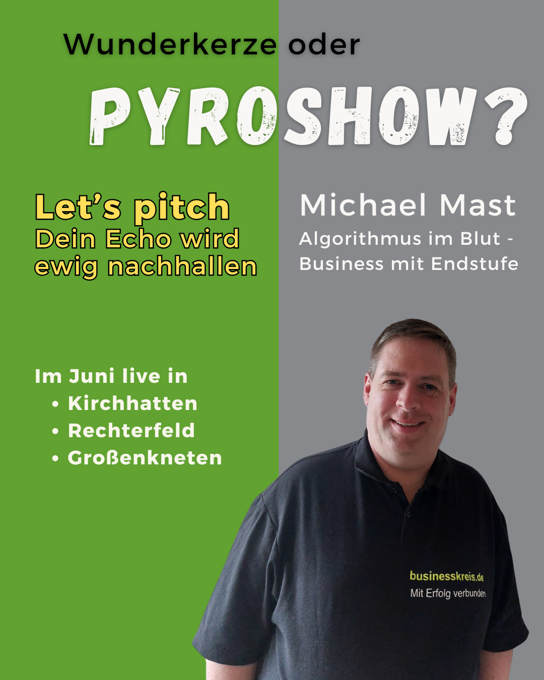 Michael Mast Speaker bei Netzwerktreffen im Juni