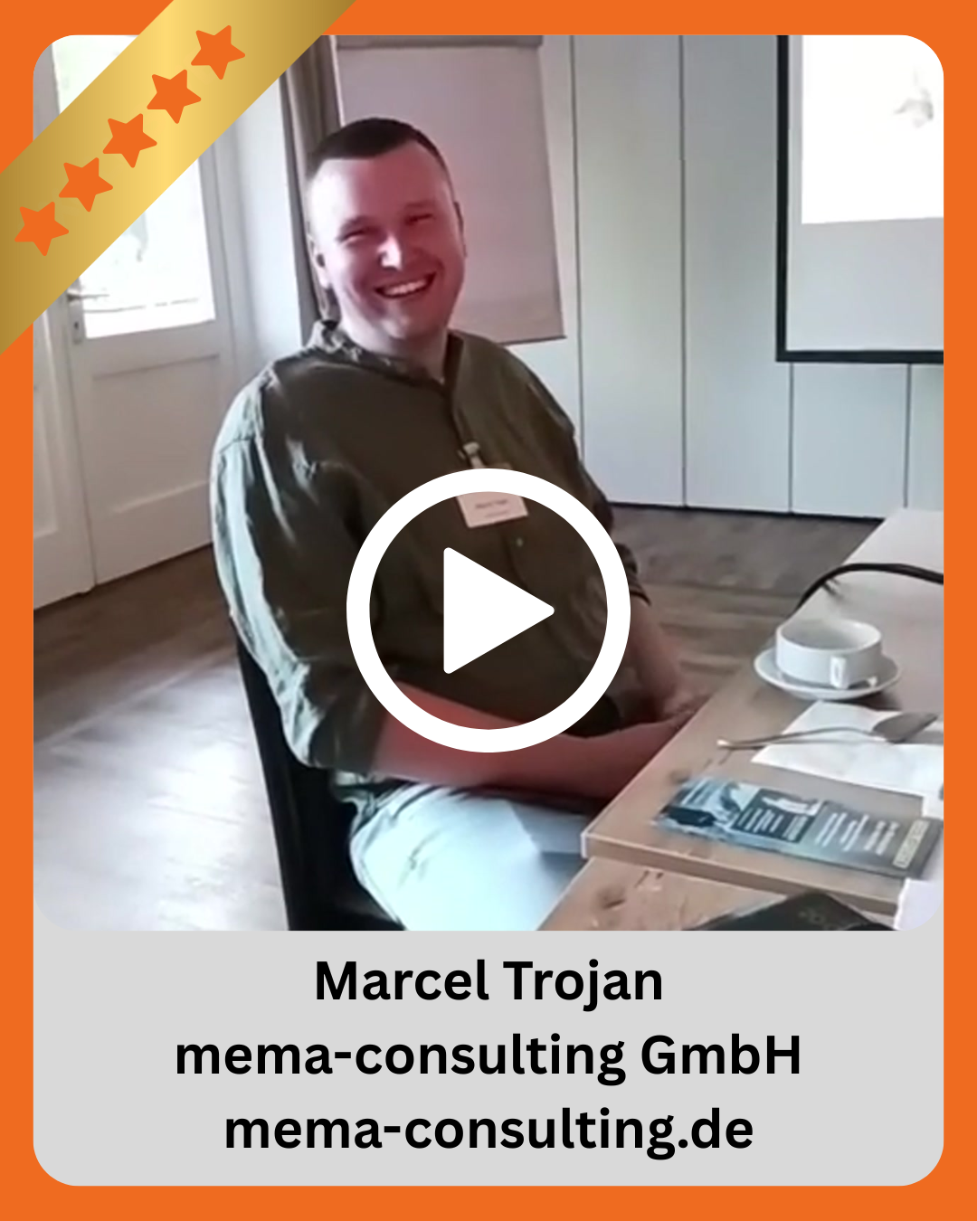 Marcel Trojan Testimonial bei Netzwerktreffen im April