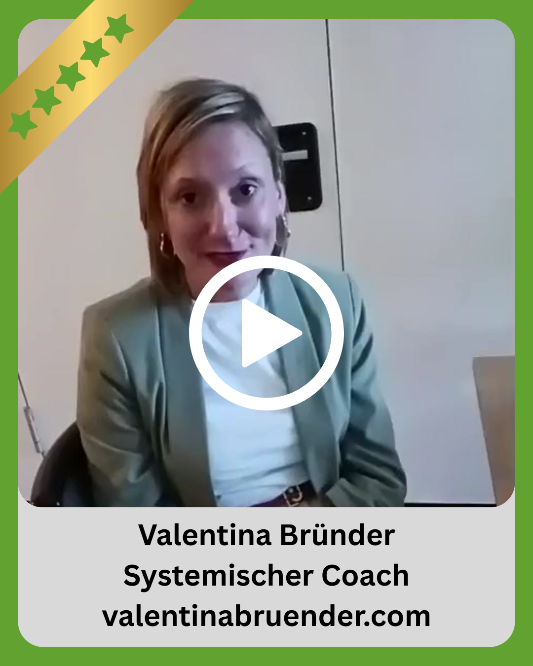 Valentina Bründer Testimonial bei Netzwerktreffen im April